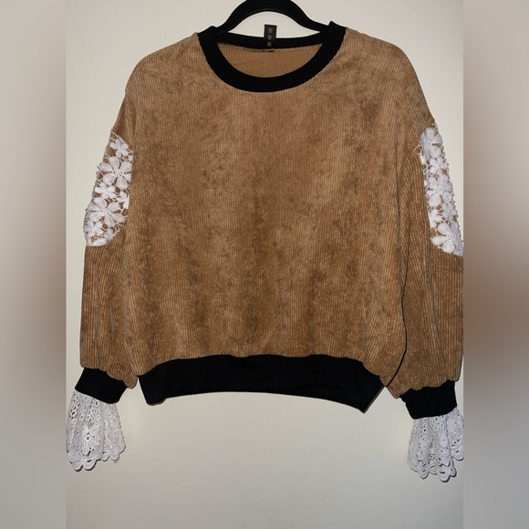 Vintage Style Brown Sweatshirt - Picture 1 of 10